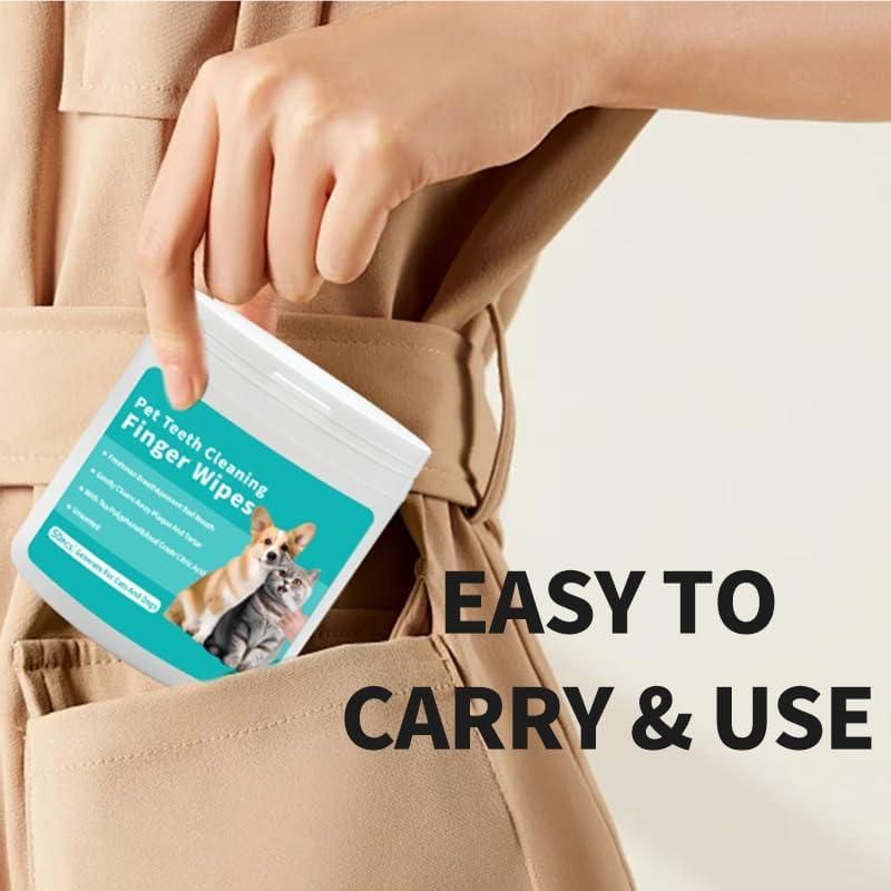 Branmart™ Pet Dental Wipes – 50 Wipes Pack